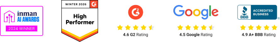 Real Geeks Black Trust Badges Horizontal